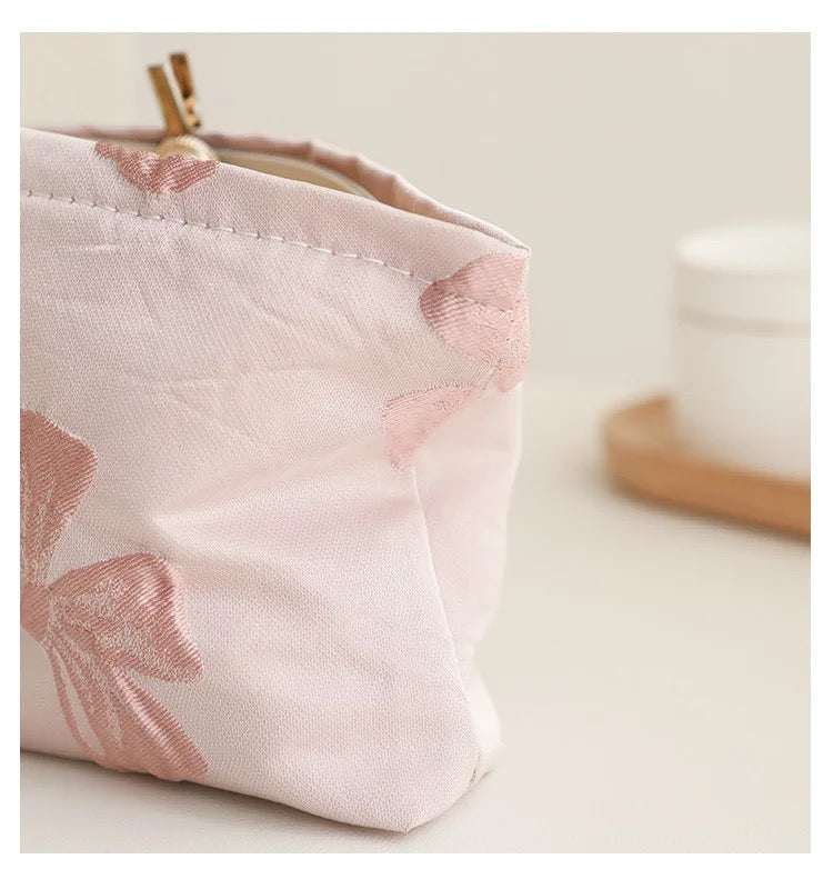 Pink Bow Small Pouch - ThePinkCases