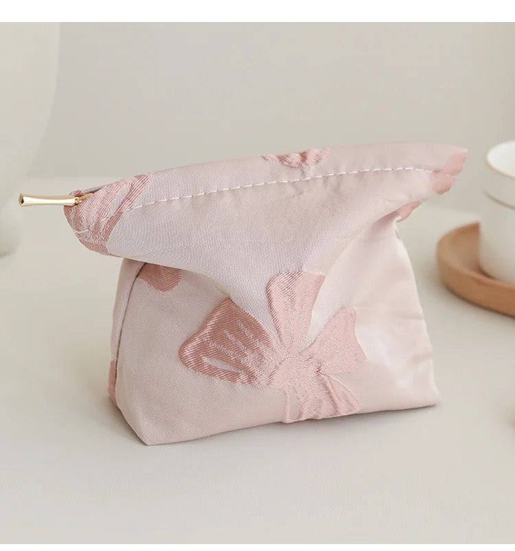 Pink Bow Small Pouch - ThePinkCases