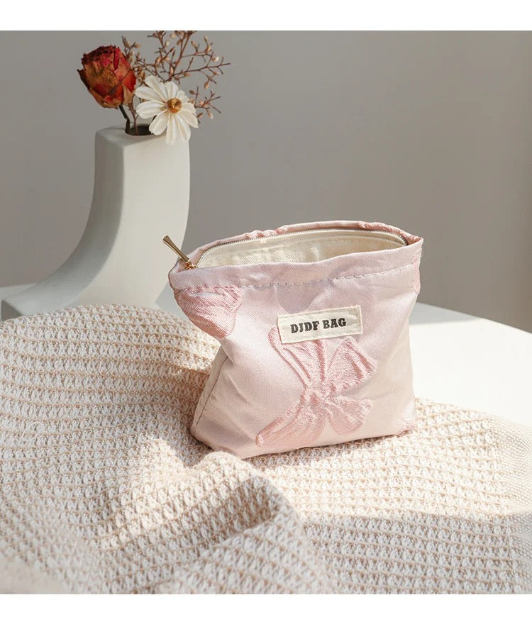 Pink Bow Small Pouch - ThePinkCases